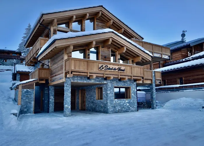 Chalet De Luxe Avec Magnifique Vue A Courchevel, 5 Chambres, 15 Pers